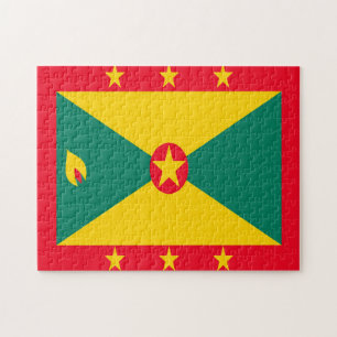 National Flag Grenada Caribbean. Jigsaw Puzzle