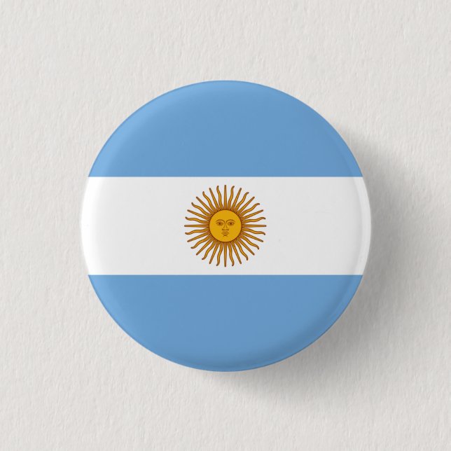 National flag of Argentina Button (Front)
