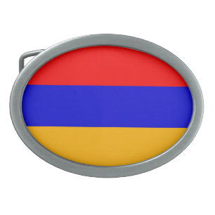 National Flag of Armenia Belt Buckle