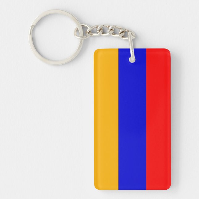 National Flag of Armenia Keychain (Front)