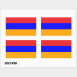 National Flag of Armenia Rectangular Sticker<br><div class="desc">Celebrate heritage with this National Flag of Armenia Rectangular Sticker. Featuring the vibrant red,  blue,  and orange tricolor design,  it’s ideal for decorating laptops,  water bottles,  notebooks,  or travel gear. Made from durable,  high-quality material,  this sticker is a bold and meaningful way to show Armenian pride anywhere you go.</div>