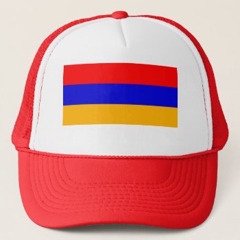 National Flag Of Armenia Trucker Hat by abbeyz71 at Zazzle