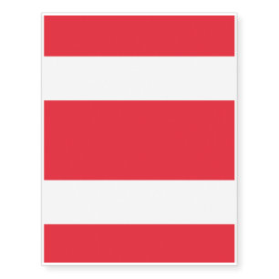 National Flag of Austria Temporary Tattoos