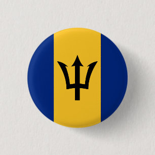 National flag of Barbados Button