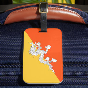 National Flag of Bhutan OtterBox Luggage Tag