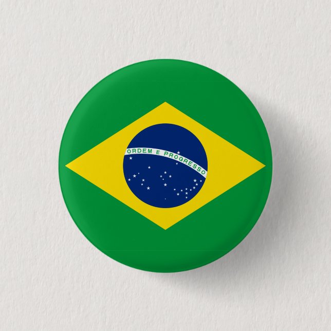 National flag of Brazil Button (Front)