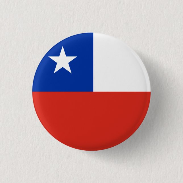 National flag of Chile Button (Front)