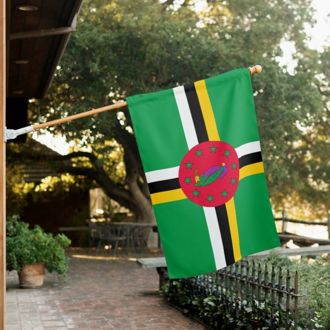 National flag of Dominica (In SItu)