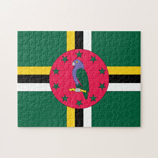 National Flag of Dominica Jigsaw Puzzle (Horizontal)