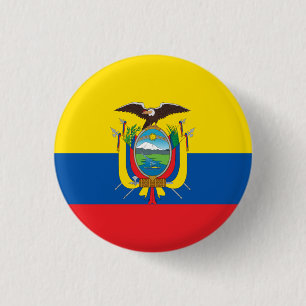 National flag of Ecuador Button