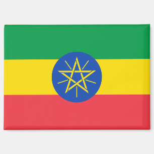 National Flag of Ethiopia Rectangle magnet 