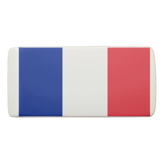 National Flag of France Eraser (Back)