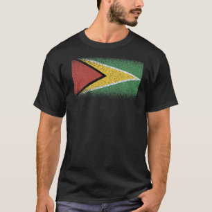 National Flag of Guyana souvenir for men women 7 T-Shirt
