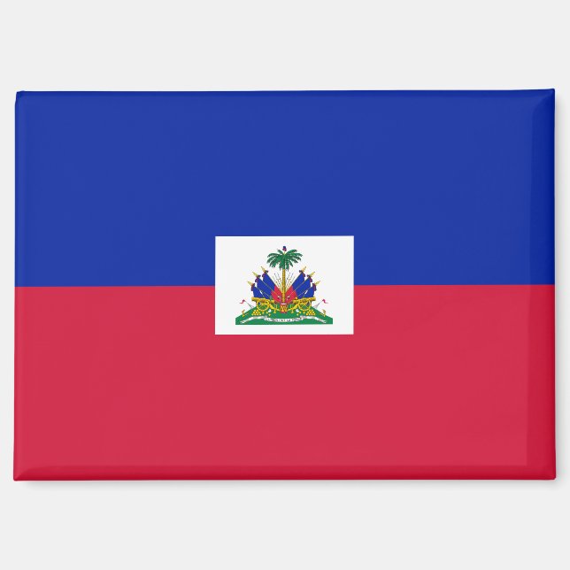 National Flag of Haiti Rectangle magnet  (Front)