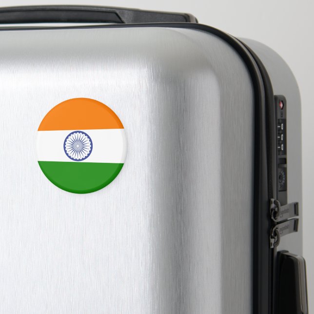 National Flag of India Ashoka Chakra Magnet Zazzle