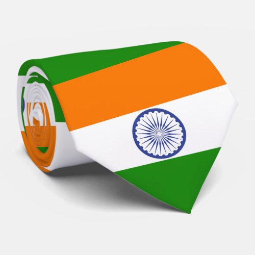 National Flag of India Ashoka Chakra Tie