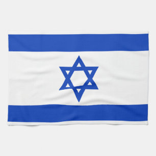 National flag of Israel - Authentic version Kitchen Towel