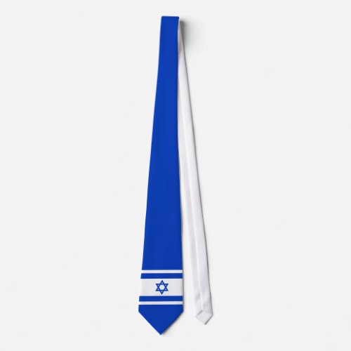 National flag of Israel _ Authentic version Tie