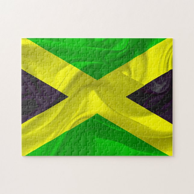 National flag of Jamaica. Jigsaw Puzzle (Horizontal)