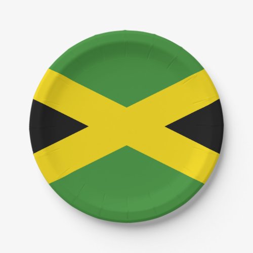 National flag of Jamaica Paper Plates