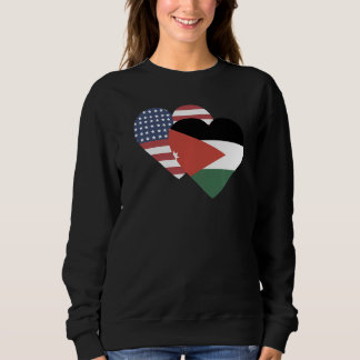 National Flag of Jordan souvenir for men women 2 Sweatshirt