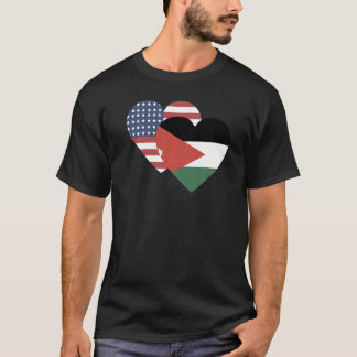 National Flag of Jordan souvenir for men women 2 T-Shirt