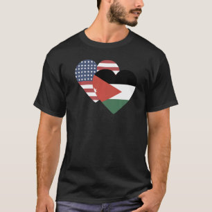 National Flag of Jordan souvenir for men women 2 T-Shirt