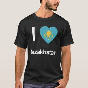 National Flag of Kazakhstan souvenir for men wome T-Shirt