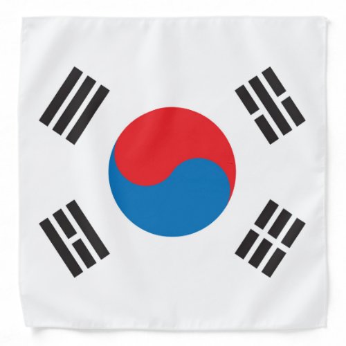 national flag of korea taegeukgi korean flag bandana