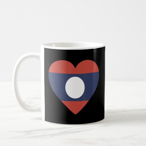 National Flag of Laos souvenir  for men women 6  Coffee Mug