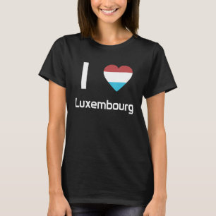 National Flag of Luxembourg souvenir   for men wom T-Shirt
