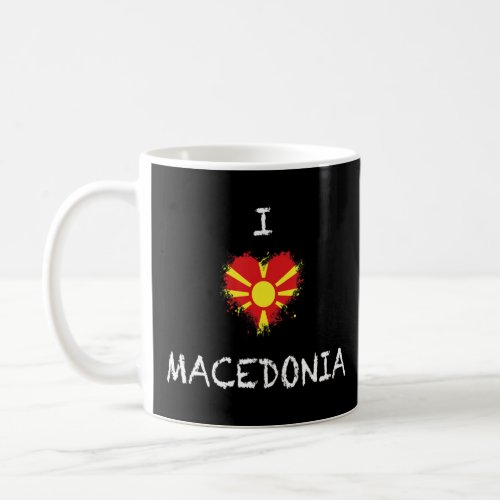 National Flag of Macedonia souvenir   for men wome Coffee Mug