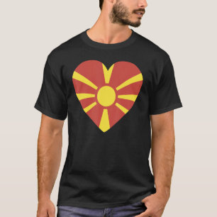 National Flag of Macedonia souvenir for men women T-Shirt