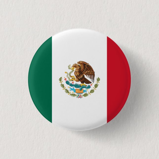 National flag of Mexico Button (Front)