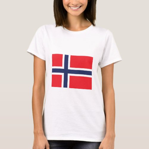 National flag of Norway T_Shirt