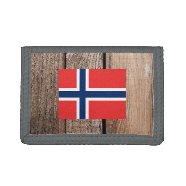 National Flag of Norway Tri-fold Wallet (Front)