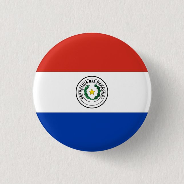 National flag of Paraguay Button (Front)