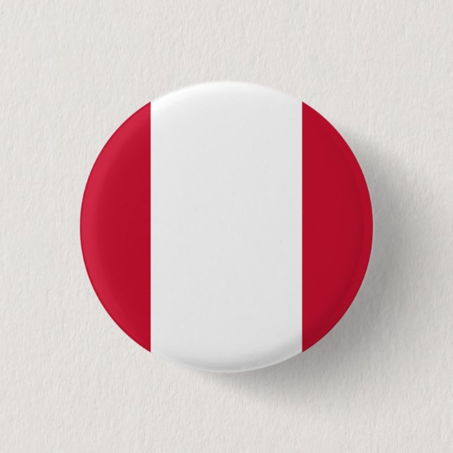 National flag of Peru Button (Front)