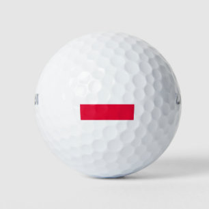 National Flag of Poland - Rzeczpospolita Polska Golf Balls
