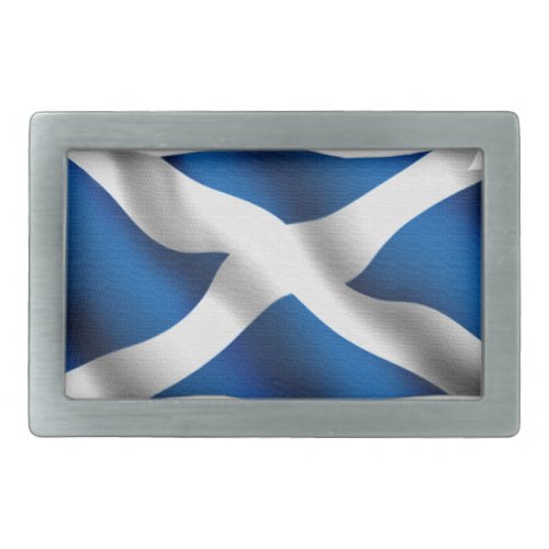 National Flag of Scotland  St Andrew Patriotic Belt Buckle