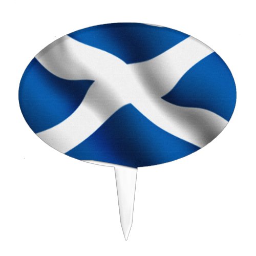 National Flag of Scotland  St Andrew Patriotic Cake Topper