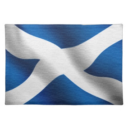 National Flag of Scotland  St Andrew Patriotic Cloth Placemat