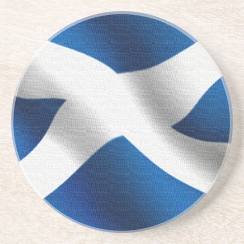National Flag of Scotland  St Andrew Patriotic Coaster