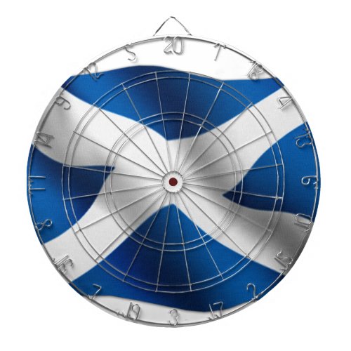 National Flag of Scotland  St Andrew Patriotic Dart Board