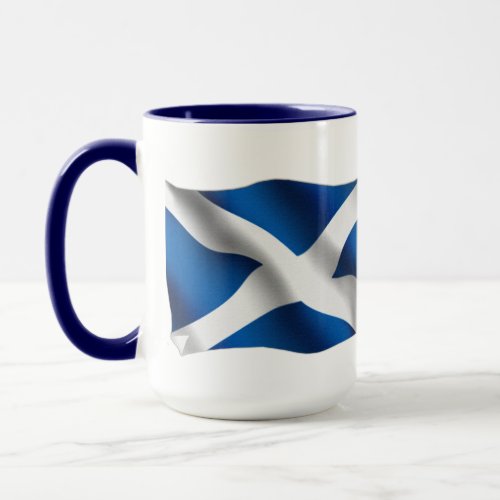National Flag of Scotland  St Andrew Patriotic Mug