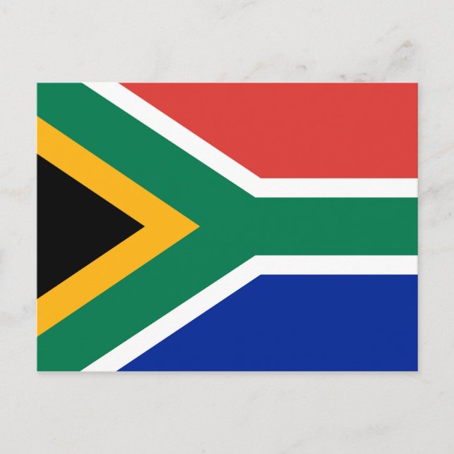 National flag of South Africa - Authentic version Postcard (Front)