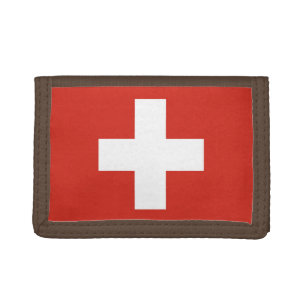 National Flag of Switzerland Tri-fold Wallet