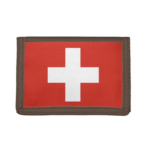 National Flag of Switzerland Trifold Wallet