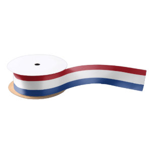 National Flag of the Netherlands, Holland, Dutch Satin Ribbon