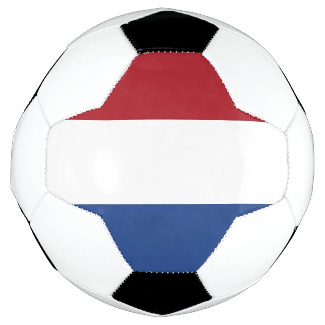 National Flag of the Netherlands, Holland, Dutch Soccer Ball (Front)